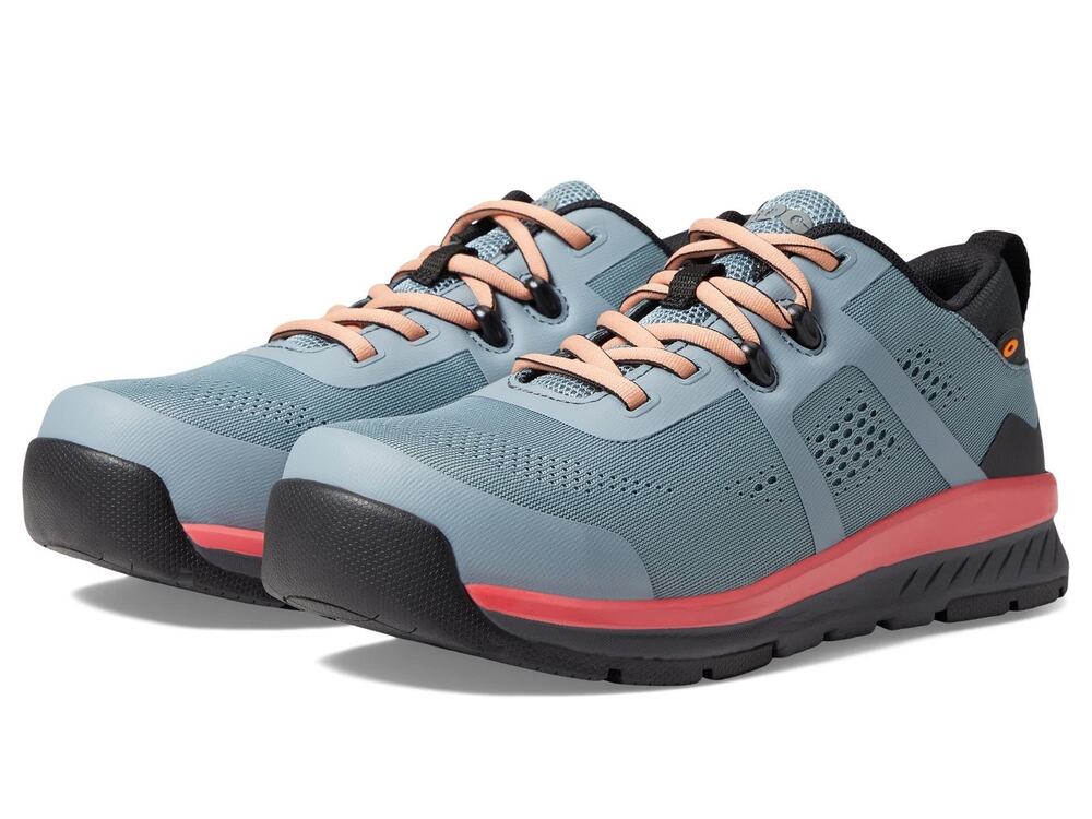 BOGS SANDSTONE KNIT LOW TR COMPOSITE SAFETY TOE STONE BLUE 9.5 B (M)